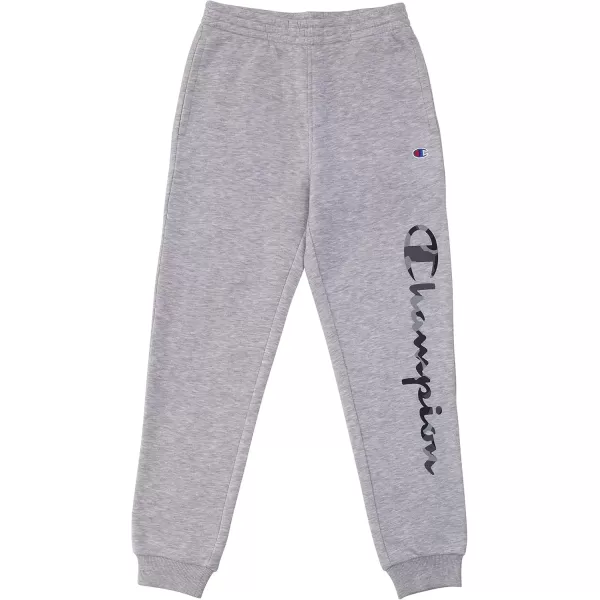 imageChampion Boys Sweatpant Heritage Collection Slim Fit Brushed Fleece Boys Joggers for KidsOxford Heather Camo
