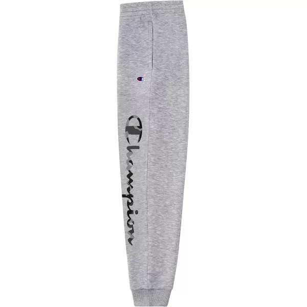imageChampion Boys Sweatpant Heritage Collection Slim Fit Brushed Fleece Boys Joggers for KidsOxford Heather Camo
