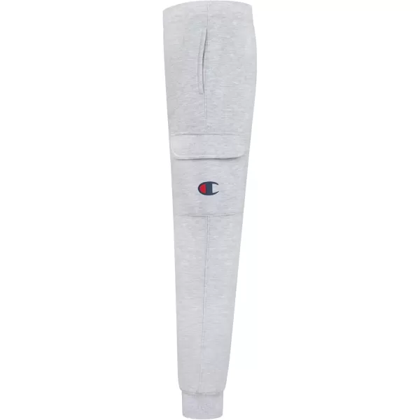 imageChampion Boys Sweatpant Heritage Collection Slim Fit Brushed Fleece Boys Joggers for KidsOxford HeatherCargo Pocket