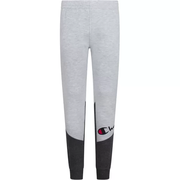 imageChampion Boys Sweatpant Heritage Collection Slim Fit Brushed Fleece Boys Joggers for KidsOxford HeatherGranite HeatherBlocked