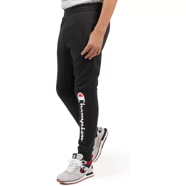 imageChampion Boys Sweatpant Heritage Collection Slim Fit Brushed Fleece Boys Joggers for KidsSignature Black