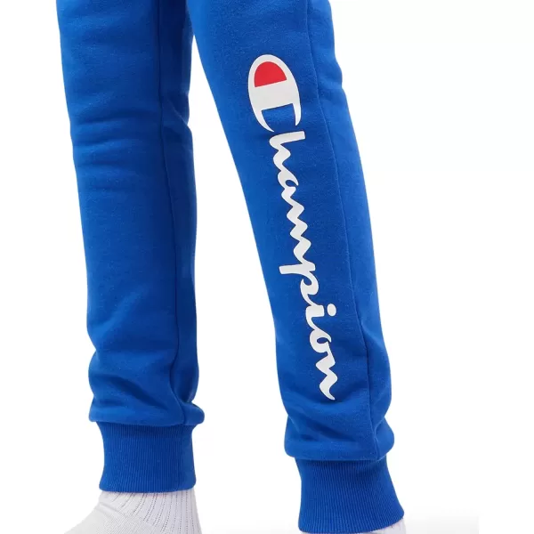 imageChampion Boys Sweatpant Heritage Collection Slim Fit Brushed Fleece Boys Joggers for KidsSignature Blue