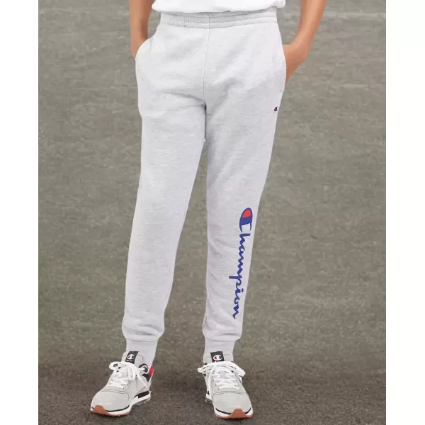 imageChampion Boys Sweatpant Heritage Collection Slim Fit Brushed Fleece Boys Joggers for KidsSignature Grey Heather