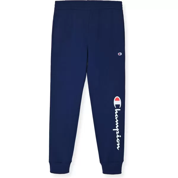imageChampion Boys Sweatpant Heritage Collection Slim Fit Brushed Fleece Boys Joggers for KidsSignature Navy Blue