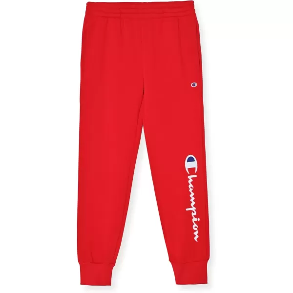 imageChampion Boys Sweatpant Heritage Collection Slim Fit Brushed Fleece Boys Joggers for KidsSignature Red