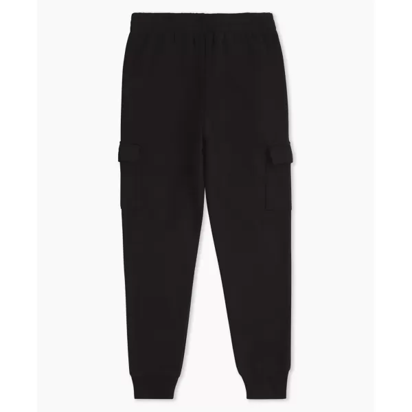 imageChampion Boys Sweatpant with Cargo Pockets Brushed Fleece Boys Cargo Joggers for KidsCargo Black