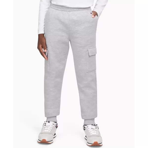imageChampion Boys Sweatpant with Cargo Pockets Brushed Fleece Boys Cargo Joggers for KidsCargo Grey Heather