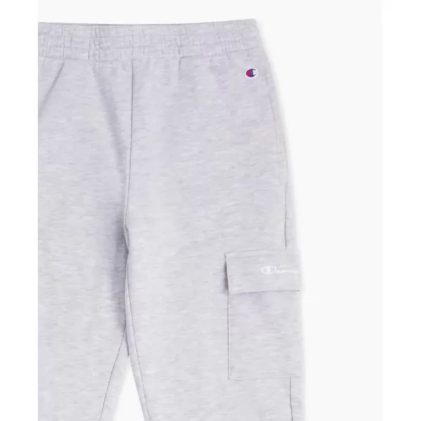 imageChampion Boys Sweatpant with Cargo Pockets Brushed Fleece Boys Cargo Joggers for KidsCargo Grey Heather