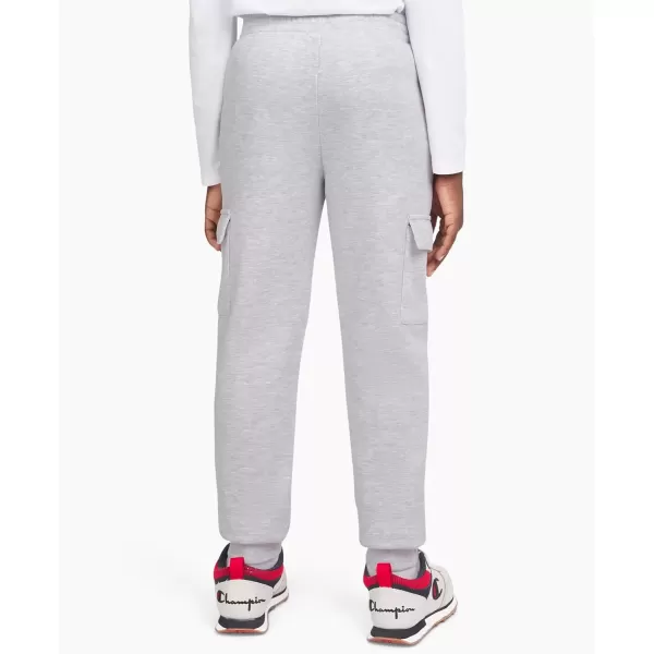 imageChampion Boys Sweatpant with Cargo Pockets Brushed Fleece Boys Cargo Joggers for KidsCargo Grey Heather