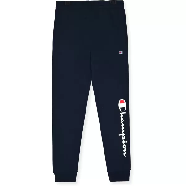 imageChampion Boys Sweatpants for Kids 2 Pack Athletic Boys Jogger PantsNavyheather Grey