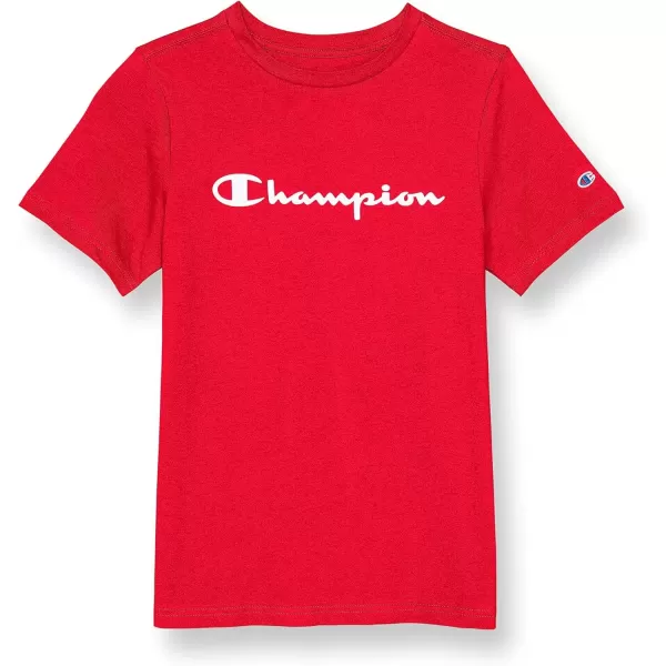 imageChampion Boys TShirtScarlet Script