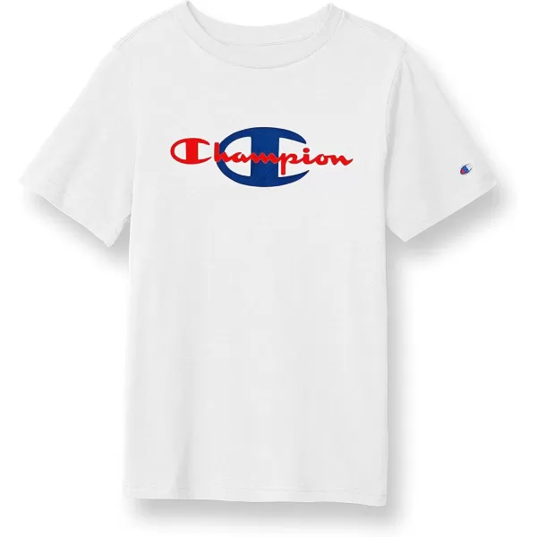imageChampion Boys TShirtWhite C  Script Large