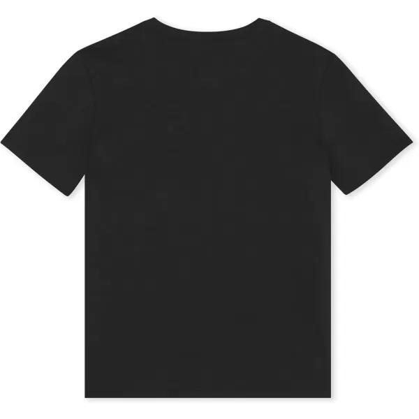 imageChampion Boys Tee Shirt Short Sleeve Logo TShirt for KidsSignature Black