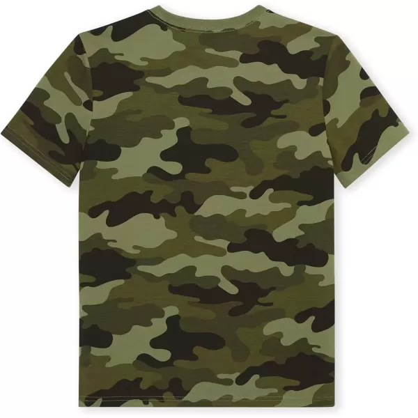 imageChampion Boys Tee Shirt Short Sleeve Logo TShirt for KidsSignature Camoflauge