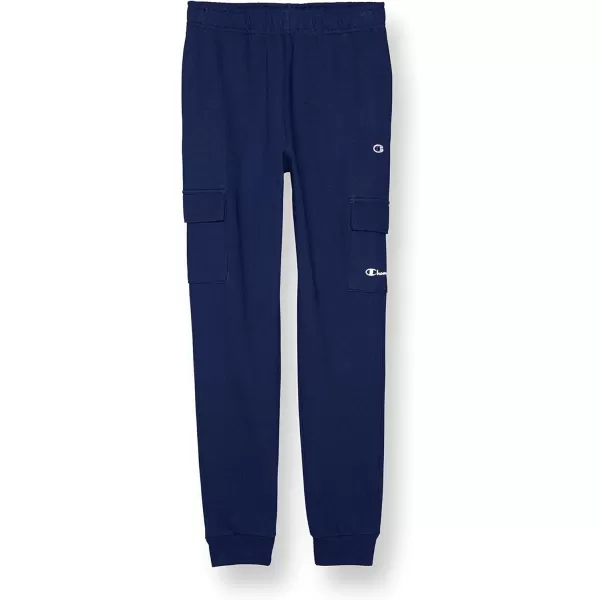 imageChampion Cargo Pockets Lightweight Pants for Boys 25quotNavy Small Script