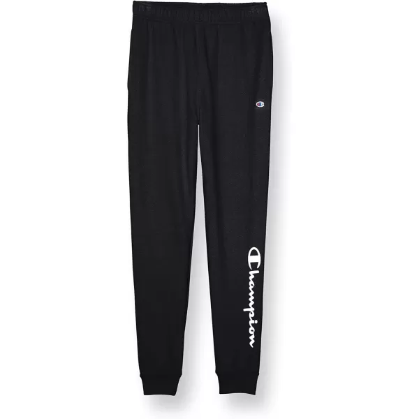 imageChampion Lightweight Sweatpants for Boys Kids Pants Script ampamp Print 25quotBlack Script