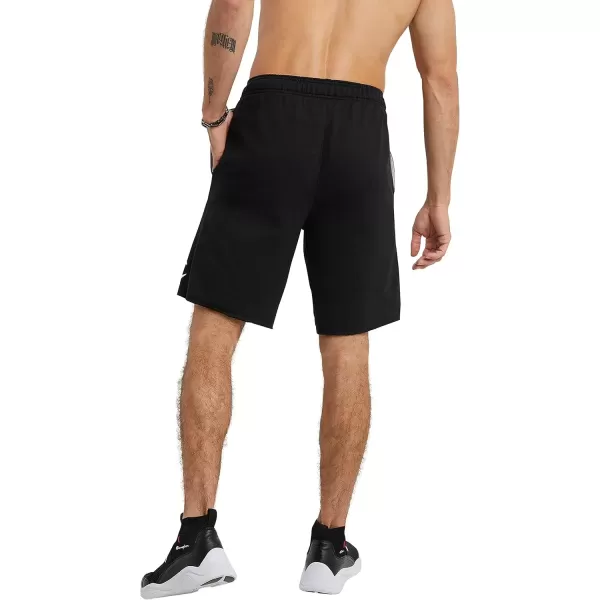 imageChampion Mens Shorts Lightweight Lounge Casual Jersey Knit Mens Shorts Weekend Shorts Reg Or Big ampamp TallBlack C Logo