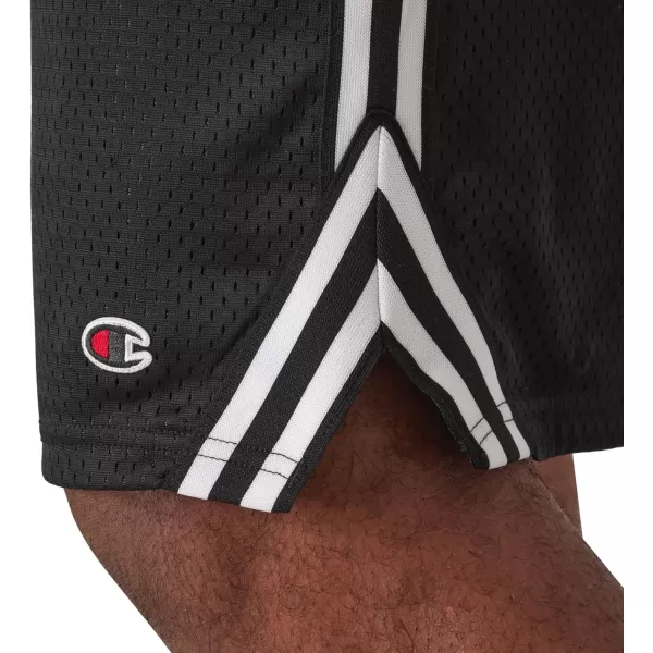 imageChampion Lacrosse Mesh Mens Athletic Training Shorts 10quot Big ampamp TallBlack C Patch Logo