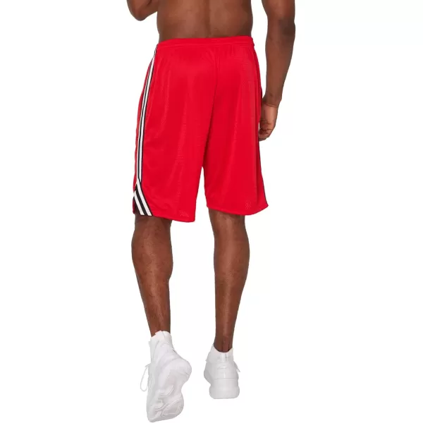 imageChampion Lacrosse Mesh Mens Athletic Training Shorts 10quot Big ampamp TallCrimson C Patch Logo