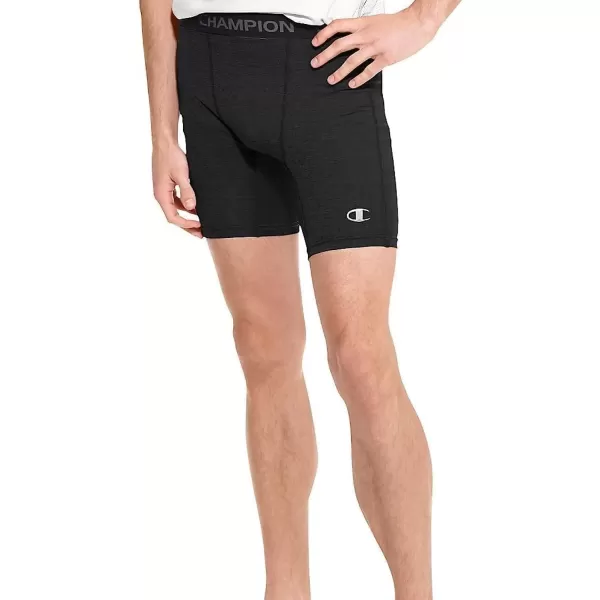 imageChampion Mens Compression Shorts with Total Support Pouch 6quot ampamp 9quotBlack407z32