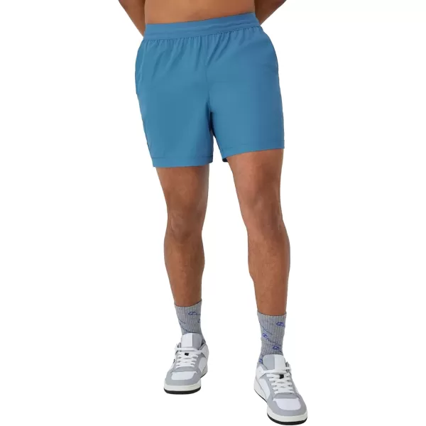 imageChampion Mens Shorts All Purpose Water Resistant Sports Shorts Swim Shorts For Men 6Air BlueRaindrop Blue Arch Champion