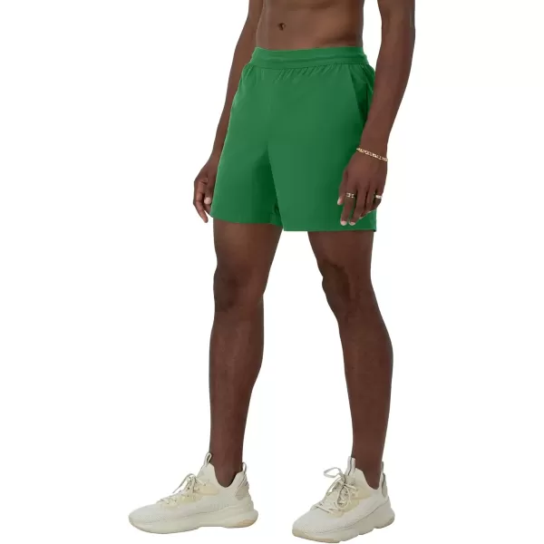 imageChampion Mens Shorts All Purpose Water Resistant Sports Shorts Swim Shorts For Men 6Road Sign GreenRoyal Gold Overlap Logo