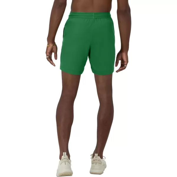 imageChampion Mens Shorts All Purpose Water Resistant Sports Shorts Swim Shorts For Men 6Road Sign GreenRoyal Gold Overlap Logo