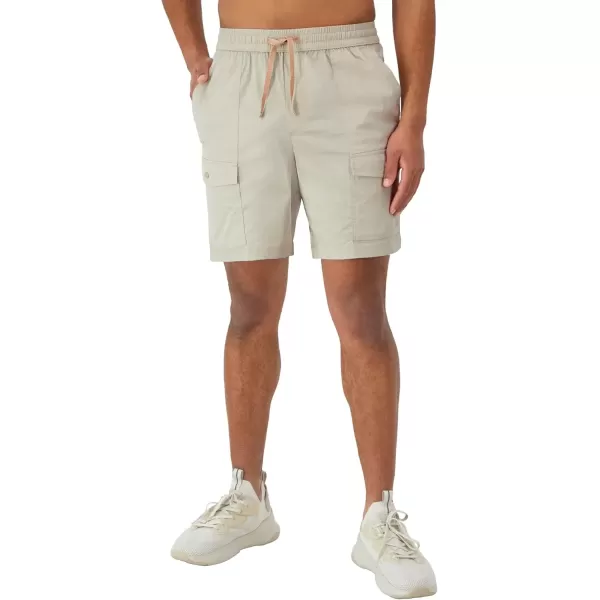 imageChampion Mens Shorts Champion Cargo Mens Shorts with Pockets Comfortable Mens Shorts 8Faded Khaki C Logo