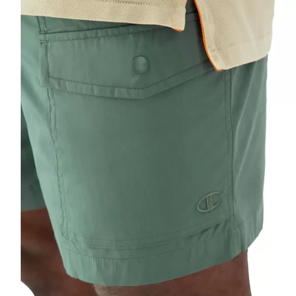 imageChampion Mens Shorts Champion Cargo Mens Shorts with Pockets Comfortable Mens Shorts 8Nurture Green C Logo