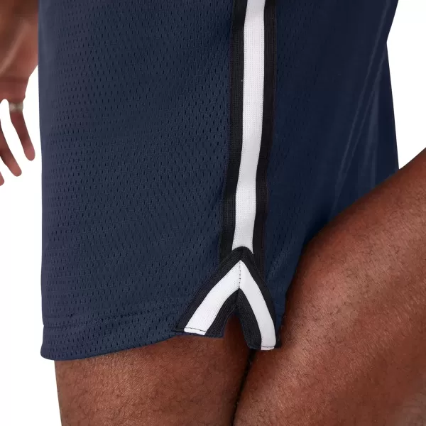 imageChampion Mens Shorts Lightweight Attack Shorts Mens Mesh Shorts with Pockets 7Navy C Patch Logo