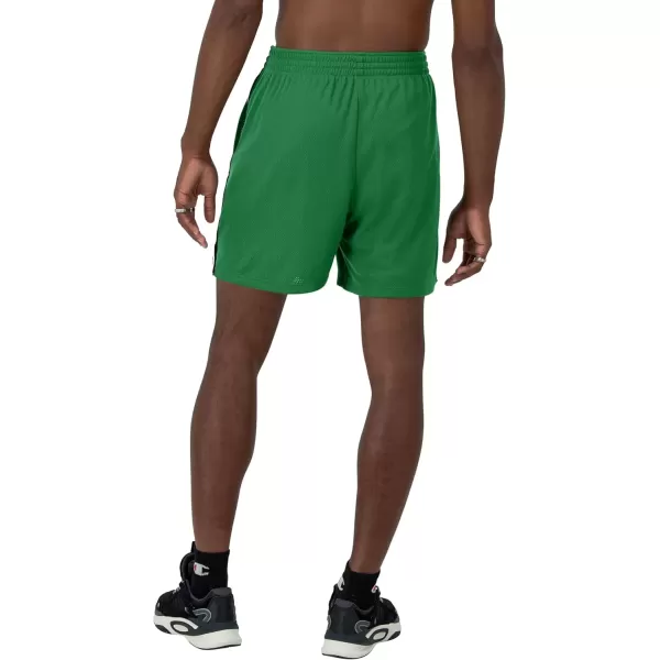 imageChampion Mens Shorts Lightweight Attack Shorts Mens Mesh Shorts with Pockets 7Road Sign Green C Patch Logo