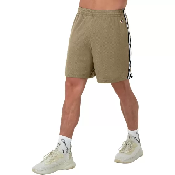 imageChampion Mens Shorts Lightweight Attack Shorts Mens Mesh Shorts with Pockets 7Soft Suede C Patch Logo