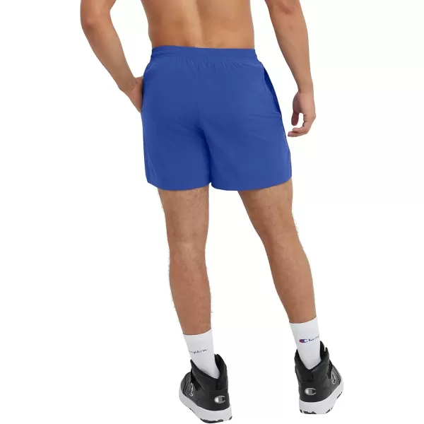 imageChampion Mens Shorts MVP Moisture Wicking Gym Shorts For Men Athletics Shorts 7 ampamp 9Flight Blue C Patch Logo