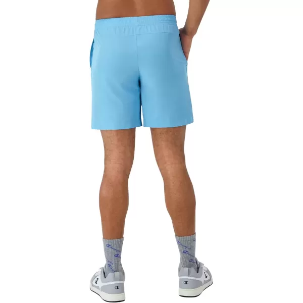 imageChampion Mens Shorts MVP Moisture Wicking Gym Shorts For Men Athletics Shorts 7 ampamp 9Raindrop Blue Hd C Logo