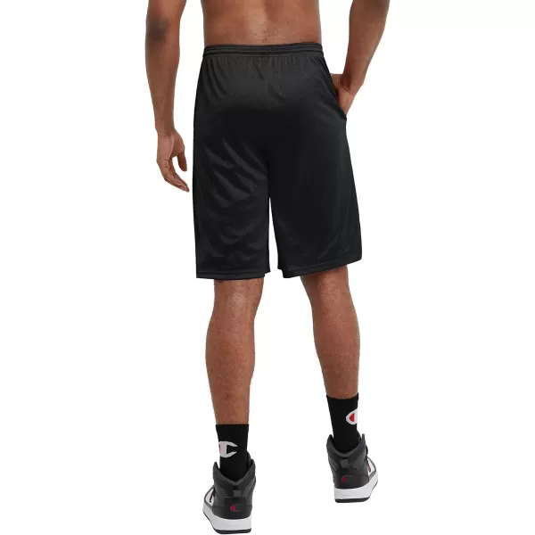 imageChampion Mens Shorts Mens Mesh Gym Shorts Lightweight Athletic Shorts Reg Or Big ampamp TallBlack C Patch Logo