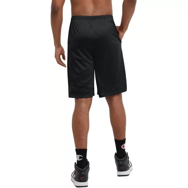 imageChampion Mens Shorts Mens Mesh Gym Shorts Lightweight Athletic Shorts Reg Or Big ampamp TallBlack C Patch Logo