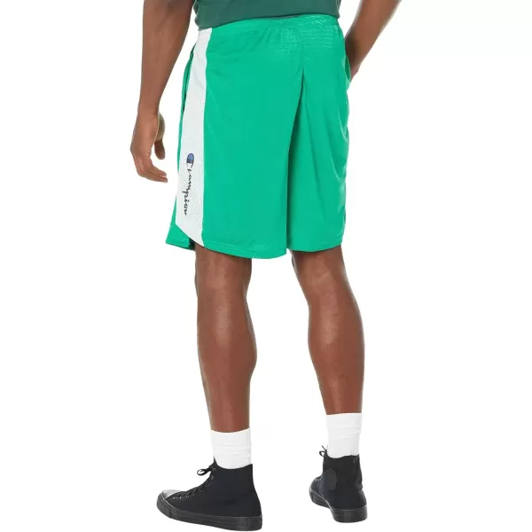 imageChampion Mens Shorts Mesh Basketball Shorts Sports Shorts For Men Athletic Shorts 10Green VineWhite Vertical Script