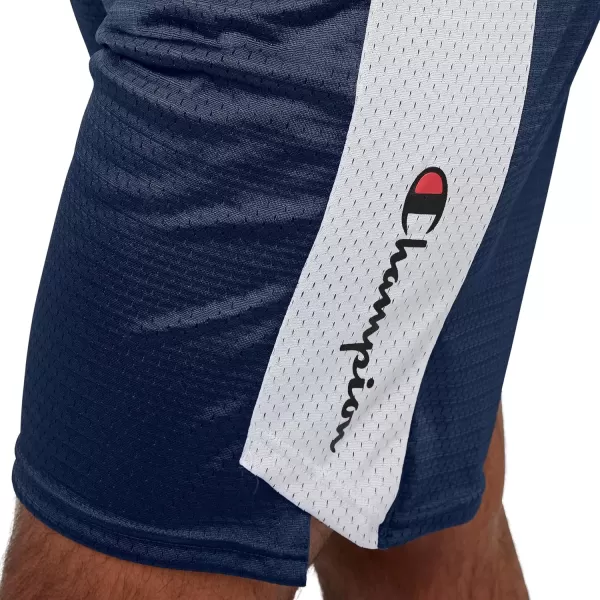 imageChampion Mens Shorts Mesh Basketball Shorts Sports Shorts For Men Athletic Shorts 10NavyWhite Vertical Script