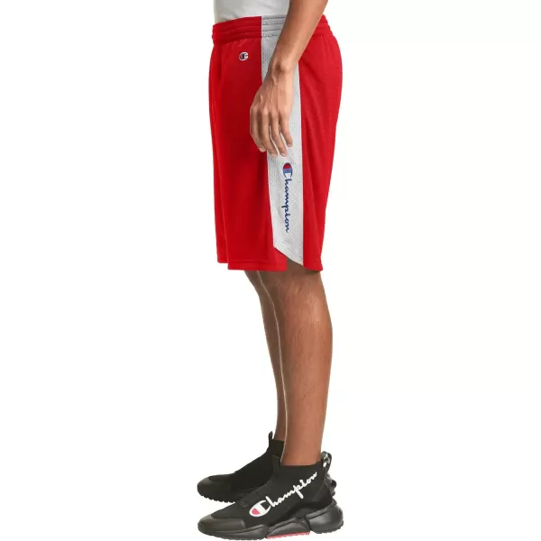 imageChampion Mens Shorts Mesh Basketball Shorts Sports Shorts For Men Athletic Shorts 10Scarlet Vertical Script