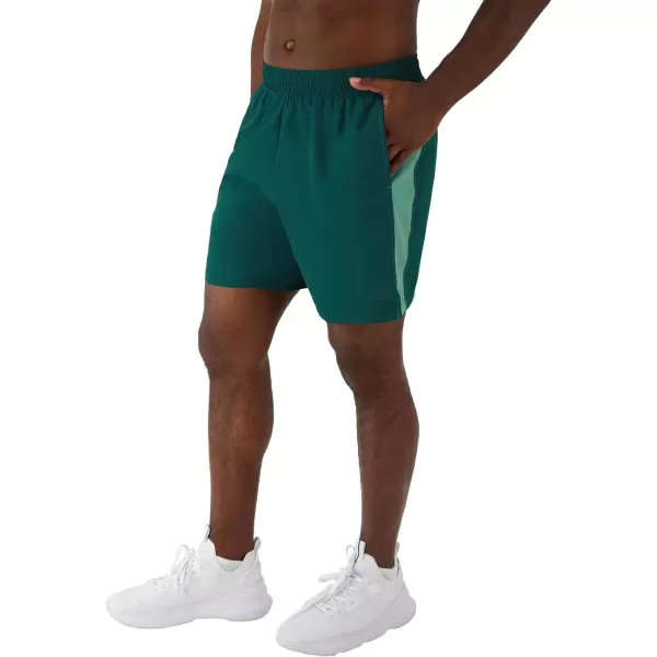 imageChampion Mens Shorts Woven Sport Shorts Moisture Wicking Athletic Shorts 7Pine DepthsAqua Crush