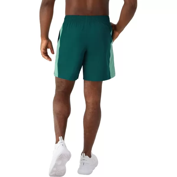 imageChampion Mens Shorts Woven Sport Shorts Moisture Wicking Athletic Shorts 7Pine DepthsAqua Crush