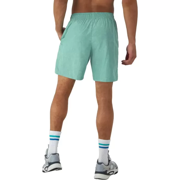 imageChampion Mens Shorts Woven Sport Shorts Moisture Wicking Athletic Shorts 7Rock Texture Nimbus Green