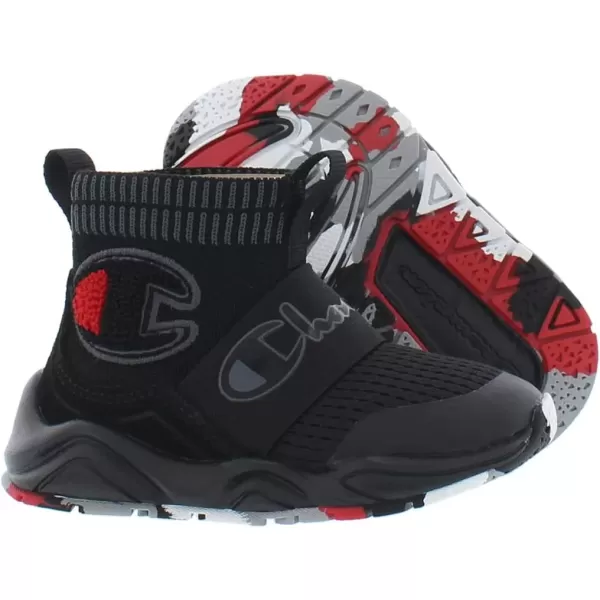 imageChampion Kids Unisex Rally Pro Little KidBig KidBlackScarletMulti