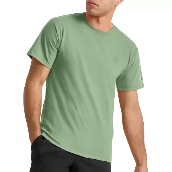 imageChampion Mens Classic Everyday Soft Comfortable TShirt Regular or Big ampamp TallAll About Olive