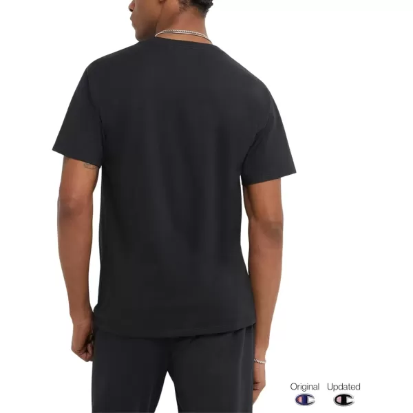 imageChampion Mens Classic Everyday Soft Comfortable TShirt Regular or Big ampamp TallBlack