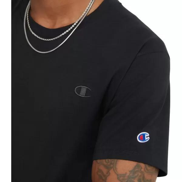 imageChampion Mens Classic Everyday Soft Comfortable TShirt Regular or Big ampamp TallBlack