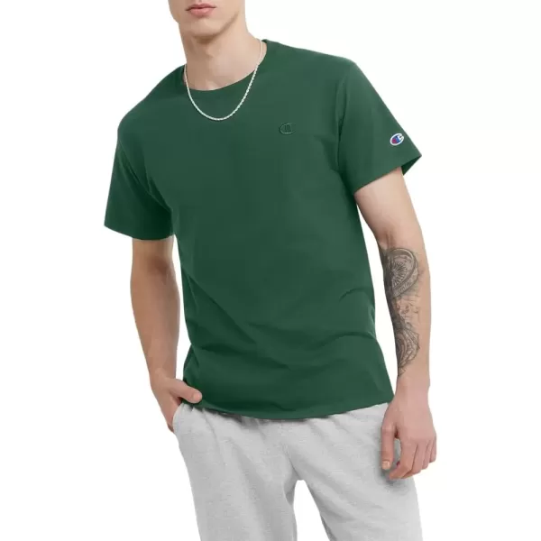 imageChampion Mens Classic Everyday Soft Comfortable TShirt Regular or Big ampamp TallDark Green