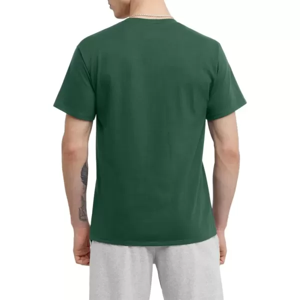 imageChampion Mens Classic Everyday Soft Comfortable TShirt Regular or Big ampamp TallDark Green