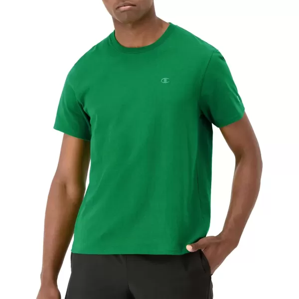 imageChampion Mens Classic Everyday Soft Comfortable TShirt Regular or Big ampamp TallFresh Leaf Green