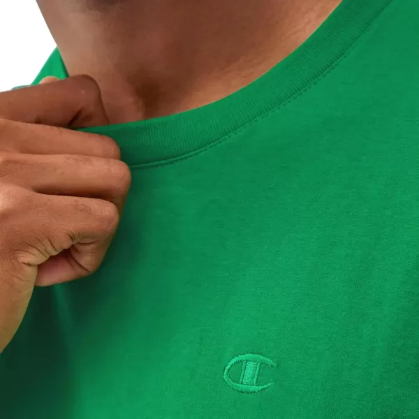 imageChampion Mens Classic Everyday Soft Comfortable TShirt Regular or Big ampamp TallFresh Leaf Green